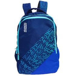 American Tourister Backpack Blue Stripe