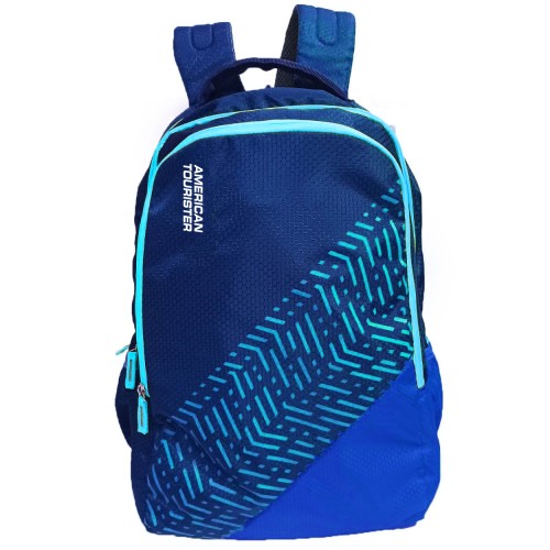 American Tourister Backpack Blue Stripe